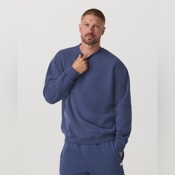 NWT Vuori Restore Oversized Crew 2.0 in French Blue - Picture 6 of 10